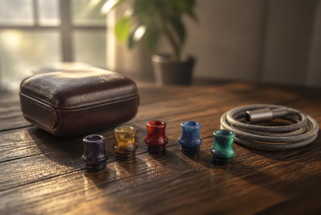 Drip tips : quelle matière choisir pour son embout